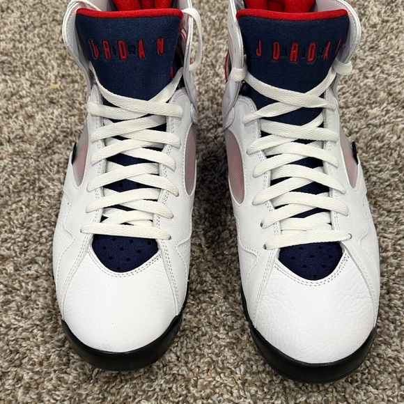 Jordan PSG White and Navy Sneakers - Picture 8 of 9